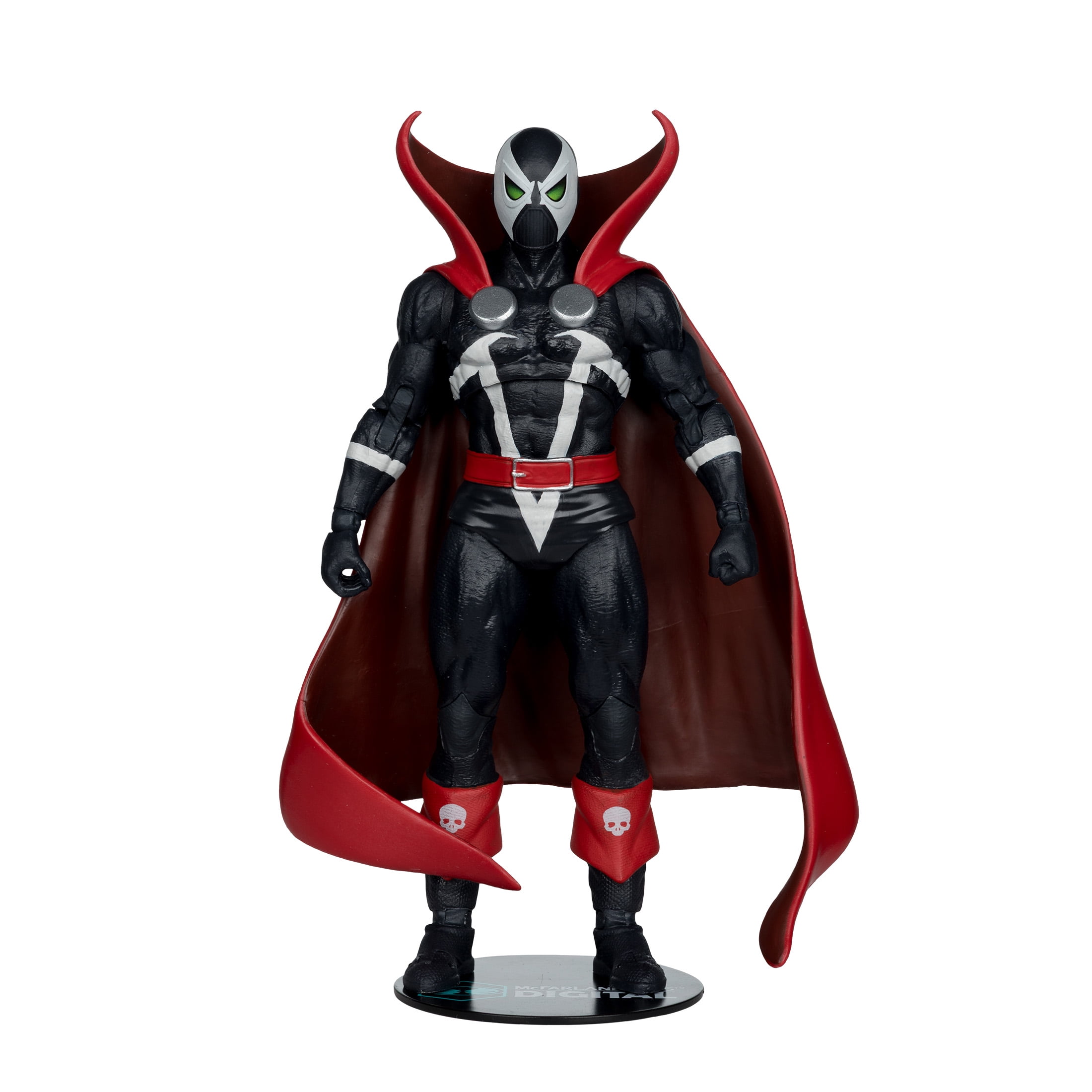Spawn 1977 (Black and Red Variant) 7" Action Figure w/Comic and Digital Collectible Red Platinum Edition - McFarlane Toys