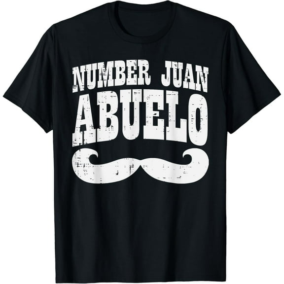 Number One Juan Abuelo Spanish Fathers Day Mexican Grandpa T-Shirt