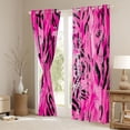 thumbnail image 3 of Homewish Pink Zebra Print Black Out Curtains, Fashion Leopard Cheetah Curtains Pack of 2 (42x63 Each), Teens Kids Adult Female Bedroom Curtains, Blackout Curtains Room Decor, 3 of 6