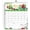 Green Tropical, variant on 2026 Wall Calendar with Tropical Blooms, March 2026 - Dec 2026, Dates Notes To-do List Events Appointments, Ideal For Home Or Classroom