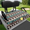 thumbnail image 4 of XYZCANDO Golf Cart Seat Breathable Terry Cloth, Compatible with Sports Club Car Seat, for EZGO TXT RXV 2 Person Seats Golf Carts, Horse Pattern, 4 of 8