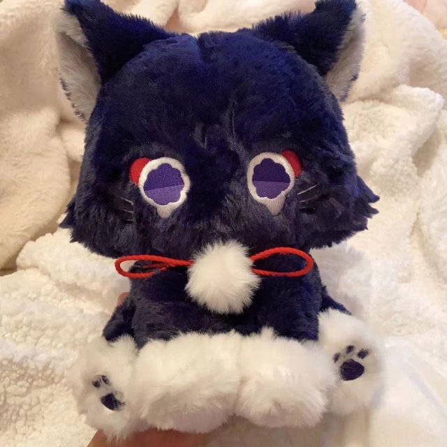 Muñeco De Peluche Genshin Kunikuzushi Wanderer Juguete De Impacto Gato Suave Regalo Para Niños Gao Jinjia unisex