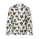 thumbnail image 1 of Balery Bulldog Sunglasses Face Sudadera ligera de manga larga con capucha y protección solar UPF 50+ para hombre y mujer, ideal para pesca y running-Small, 1 of 7