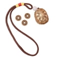 thumbnail image 1 of Colgante de caparazón de tortuga, estatuilla de caparazón de tortuga, manualidades, creativo, regalo, accesorios de llavero, estatua de caparazón de Colgante y cuerda, 1 of 8