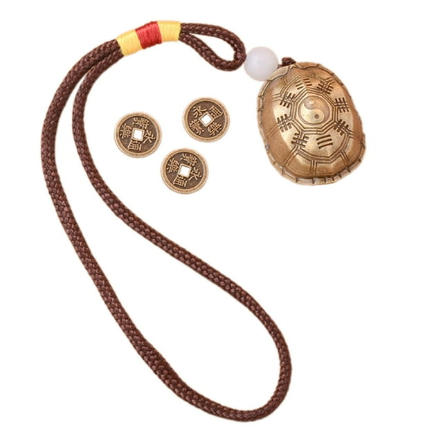Colgante de caparazón de tortuga, estatuilla de caparazón de tortuga, manualidades, creativo, regalo, accesorios de llavero, estatua de caparazón de Colgante y cuerda