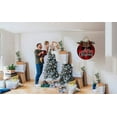 thumbnail image 4 of Eveokoki 12" Merry Xmas Wall Sign, Decorative Christmas Wreath For Front Door, Buffalo Plaid For Front Door Porch Window Wall Farmhouse Indoor Outdoor Home Festival Holiday Decor, 4 of 5