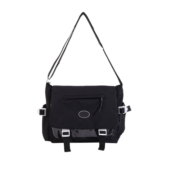 Large Capacity Student Messenger Bag Shoulder Class Bag Versatile Casual School Tote Bag for Teens Adults College Use