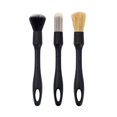 thumbnail image 1 of 3Pcs/Set Car Detailing Brushes Multifunctional Soft Dense Bristles Ergonomic Design Comfortable Grip Labor-saving Sweeping with H, 1 of 10