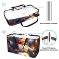 thumbnail image 4 of Snowman Large Foldable Cube Organizer with Oxford Cloth Material - Ideal Shopping Basket, Shopping Bags, and Storage Box Solution, 4 of 7