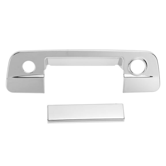Exterior Door Handle Cover Trim Tailgate Door Handle Cover for Dodge for Ram 1500 2500 3500 2009-2018 Electroplated Silver Tone ABS 1 Set