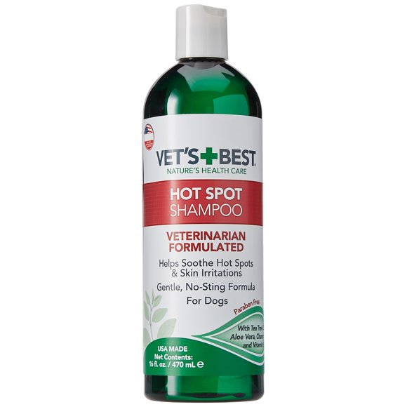Champú Vet's Best Hot Spot para Alivio del Picor en Perros 480 mL