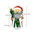 thumbnail image 4 of Figurita de Santa Claus de resina: bonita, con mini bastón de caramelo, perfecta para el escritorio de casa, 4 of 5