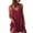 Wine Red, variant on Ekouaer Women's Satin Silk Nightgown V Neck Sexy Nightdress Tank Sleeveless Sleepshirt Lace Sleep Dress Nightwear