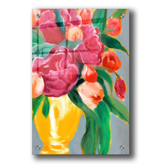 Epic Art 'Plush Harvest II' by Annie Warren, Acrylic Glass Wall Art, 24"x36"