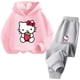 thumbnail image 2 of Nueva sudadera con capucha de Hello Kitty para primavera 2024 para niños, linda sudadera con capucha para estudiantes, ropa de calle, traje informal para niñas de 3 a 14 años, 2 of 4