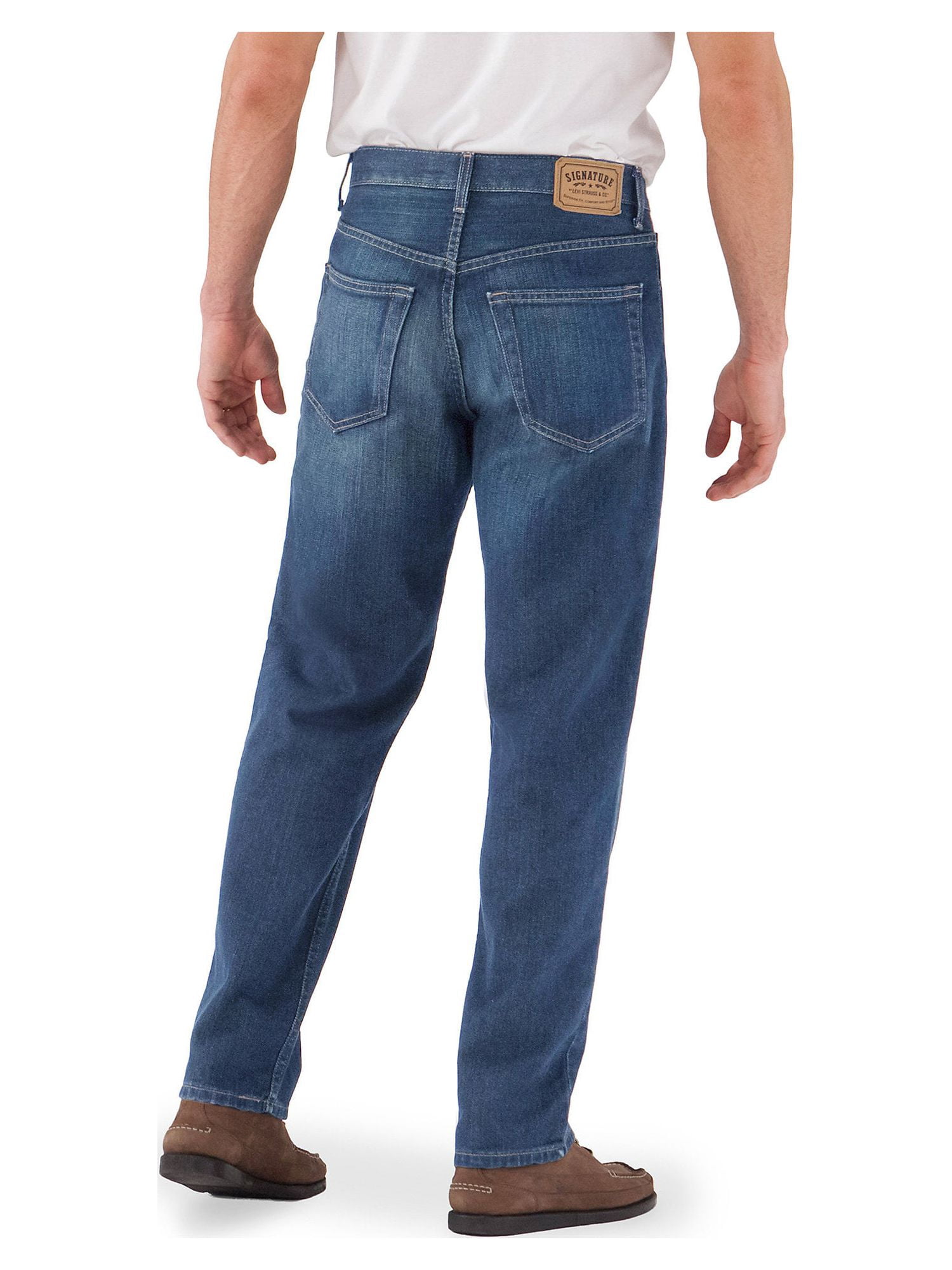 Levi Strauss Signature Men's and Big and Tall Relaxed Fit Jeans