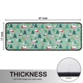 thumbnail image 5 of Kitchen Rugs Sets Of 2,Light Green Christmas Village Pattern Anti Fatigue Kitchen Mat Rugs Non Slip Washable,Decorative Kitchen Floor Mats for Kitchen,Sink,Laundry,17"x47"+17"x47", 5 of 5