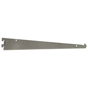 Econoco - GA12-SC - 12" Satin Chrome Tap-in Style Shelf Bracket For President Line Slotted Standards - Sold in Pack of 25