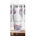 thumbnail image 3 of Star Mug Lord'S Prayer Tumbler Wrap: Floral Cross, 40Oz Quencher Digital File - Tumbler With Handle, To-Go Coffee Mug, 3 of 4