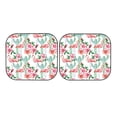 thumbnail image 7 of Haiem Flamingo Flower Car Windshield Sun Shade (2 Pieces) Foldable Windshield Sun Shade Car Accessories for Truck SUV Pickup-Medium, 7 of 7