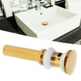 thumbnail image 3 of Tapón de Drenaje para Fregadero de Baño de Latón, Tapón de Drenaje de Rebote de Latón para Lavabo Antiobstrucción, 3 of 7