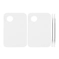 thumbnail image 1 of MasteelfCA 2 Sets Makeup Mixing Palettes Manicure Color Mixing Palettes Spatulas Tool, 1 of 7