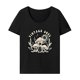 thumbnail image 1 of Camiseta para mujer con cuello redondo, ropa deportiva, disfraz suave, camiseta básica para ir de compras M, 1 of 7
