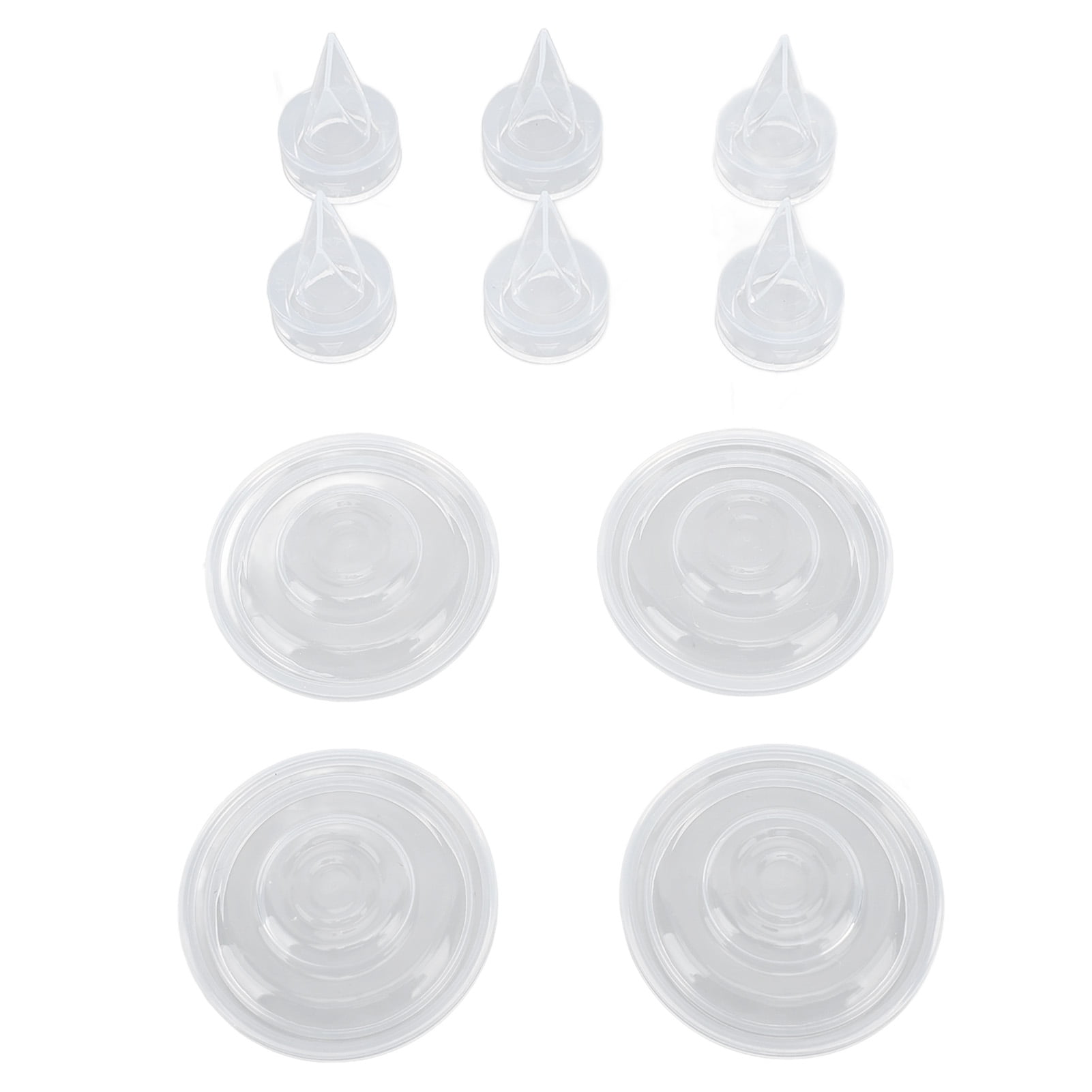 Suodoka Duckbill Valves Diaphragm Silicone Replacement Wearable Breast Pump Parts Accessories for S9 S12 S9Pro S12Pro, 10 Pieces