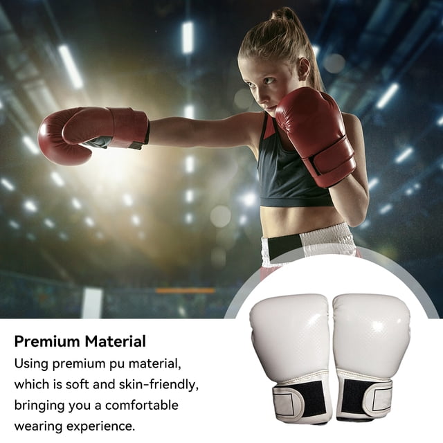 pitrice Gloves Boxing Kid Fist Texture Gloves Anti-Slide Release Calluses Absorb Sweat Protector Training Punching for Blue White