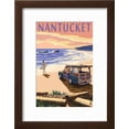 thumbnail image 2 of Nantucket, Massachusetts  Woody on Beach, Framed Art Print Wall Art by Lantern Press Sold by Art.Com, 2 of 5