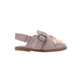 thumbnail image 2 of bebe Toddler Girls Mule Sandals - Cute and Comfy Slip-On Summer Flat Sandals, 2 of 7