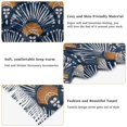 thumbnail image 5 of FORMRS Womens Scarf Winter Soft Long Big Warm Shawls Wrap Tassel Scarves, Blue Elegant Geometric, 5 of 9