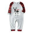 thumbnail image 2 of Christmas Family Pajamas Matching Sets Classic Plaid  Clothes, 2 of 5