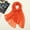 Orange, variant on Silk Scarf, Women Summer Casual Colorful Multicolor Solid Color Chiffon Thin Regular Silk Scarf Sunscreen Scarf, Orange