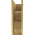 thumbnail image 4 of 11"W x 22"D x 33"H Classic Highland Rough Cedar Woodgrain TimberThane Corbel, Primed Tan, 4 of 6