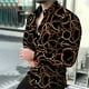 thumbnail image 1 of Camisas hawaianas de manga larga para hombre, camisas de moda, blusas de estilo europeo de lujo, blusas de playa doradas, ropa para hombre, camisas Voion para hombre, 1 of 6