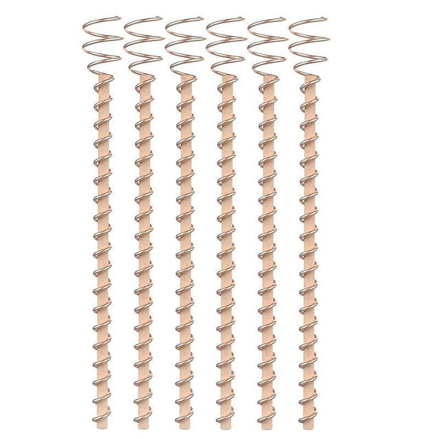 piezas de estacas para plantas de electrocultivo, estacas de cobre de 30 cm de largo para jardín, antena de electrocultivo para cultivo de plantas en interiores y exteriores, frutas y verduras