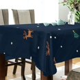 thumbnail image 5 of Yayeee Tablecloths 54" x 54" Rectangle Wrinkle Resistant Party Table Cover, Christmas Whimsy, 5 of 8