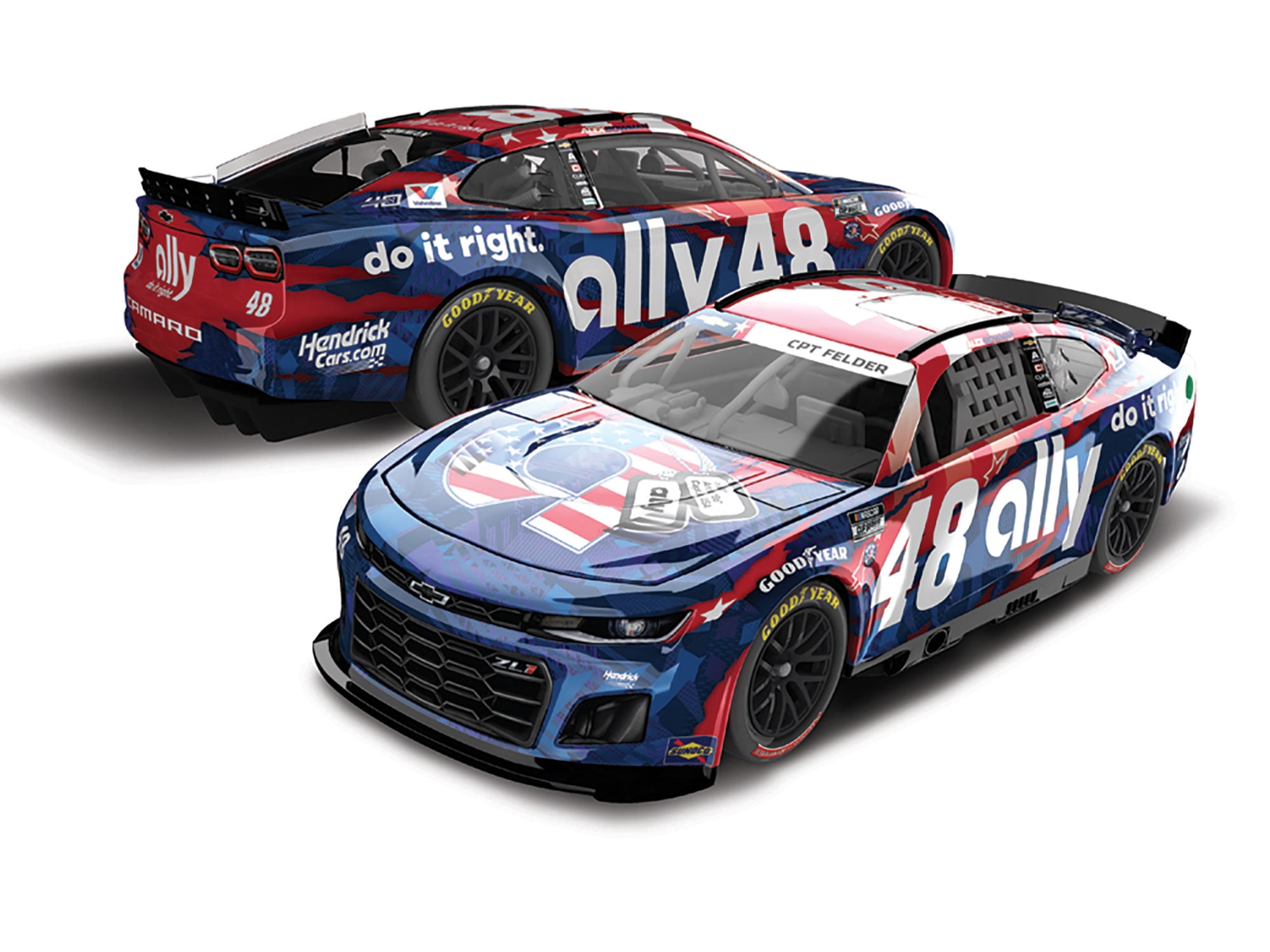 Lionel Racing Hendrick Motorsports Patriotic Salutes 64 Scale Play