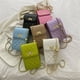 thumbnail image 3 of Bolso bandolera para mujer con cadena sencilla y pequeña para teléfono móvil, 3 of 5