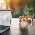thumbnail image 5 of EUDIDV Decorative Ceramic Mug Christmas Mug Inflated Snowman Mug, Santa Mug Press Puffy Design 15oz 11oz Coffe Large Ceramic Mug, 5 of 5