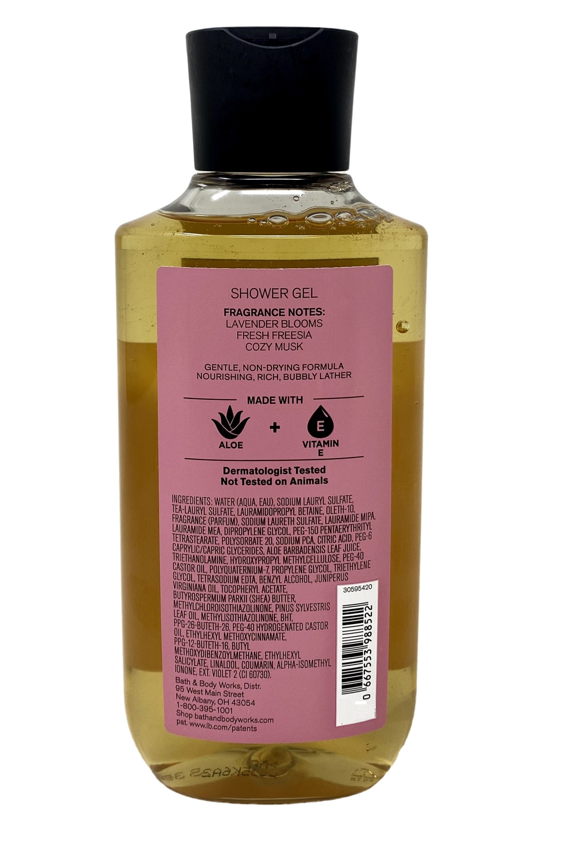 Bath & Body Works Cozy Evening Shower Gel 3 Pack with a Creamy Roses Bar Soap.