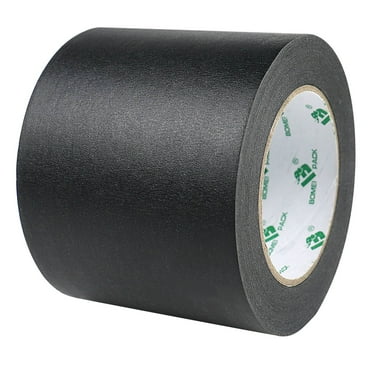 Bomei Pack Wide Black Painters Tape, 4 Inches x 55 Yards, 3D Tape