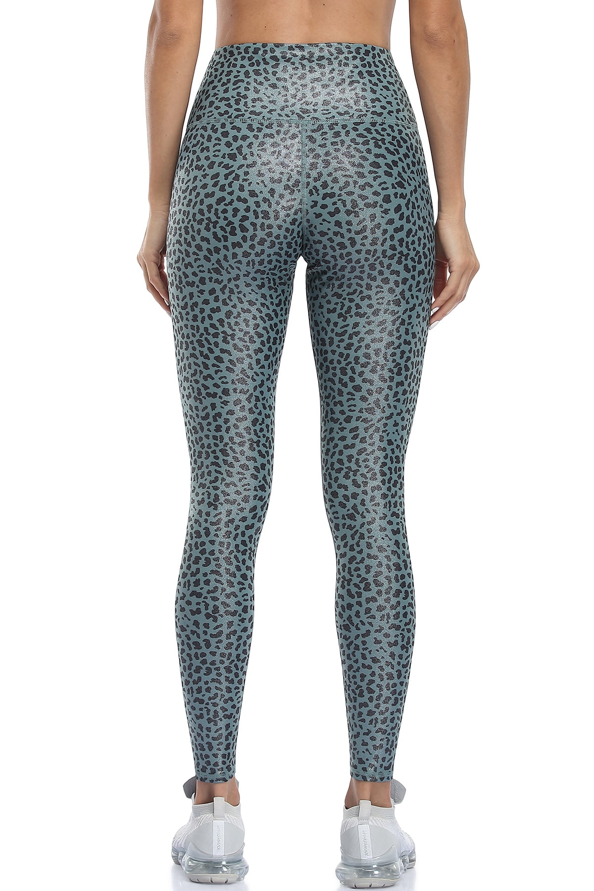 Women's Fleece Lined Yoga Pants Faux Leather Winter Warm Thermal Leggings