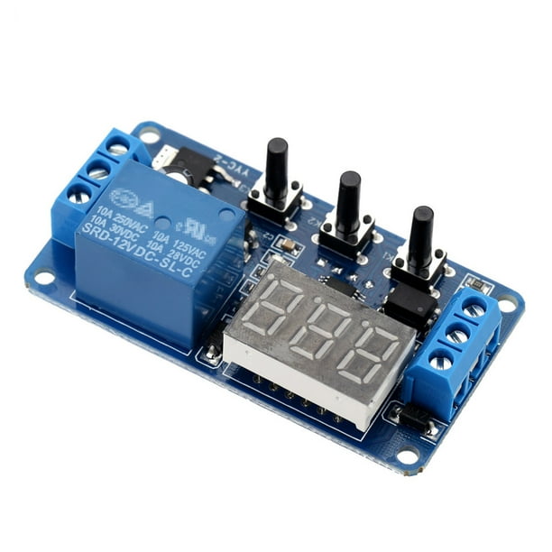 12V Led Automatización Temporizador Control Interruptor Relé Módulo de Retardo Con Caja Tomshoo Módulo temporizador
