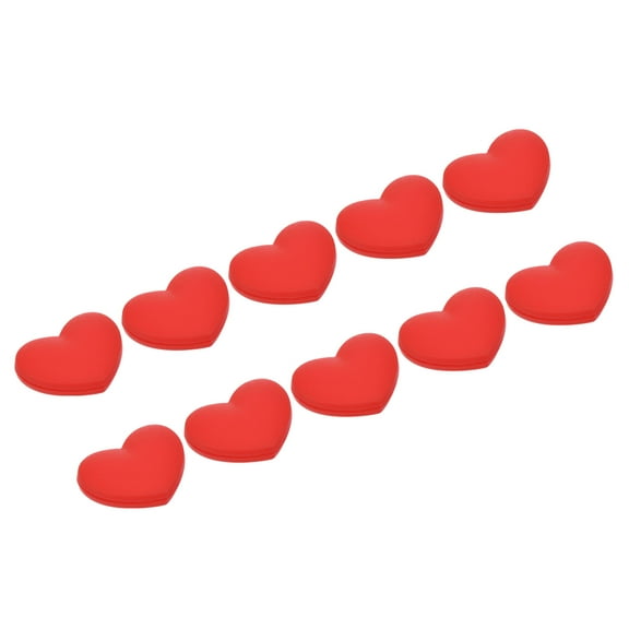 Uxcell Tennis Vibration Dampener, 10 Pack Heart Shock Absorber Red