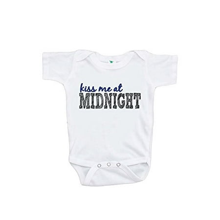 

Custom Party Shop Baby s Kiss Me At Midnight Happy New Year Onepiece