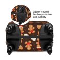 thumbnail image 3 of Bingfone Christmas Gingerbread Cookies Luggage Cover Washable Suitcase Cover Protector Anti-scratch Suitcase cover Fits 18-32 Inch Luggage (No luggage included), 3 of 8