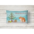 thumbnail image 2 of English Lop Rabbit Christmas Canvas Fabric Decorative Pillow, 2 of 3