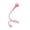 Pink, variant on Eolstice USB LED Laptop Keyboard Light, Metal Desk Clip On Reading Lamp, Portable Computer Night Light, Adjustable Office Monitor Desk Task Light